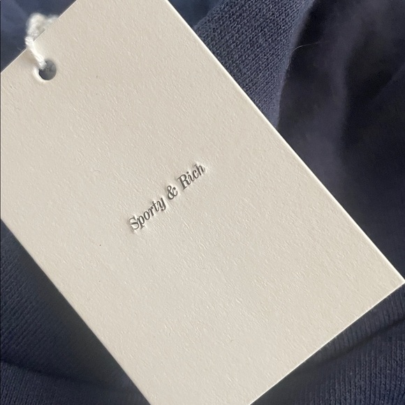 Sporty & Rich Dark Blue Hoodie XL NWT
All Cotton. - Picture 4 of 7